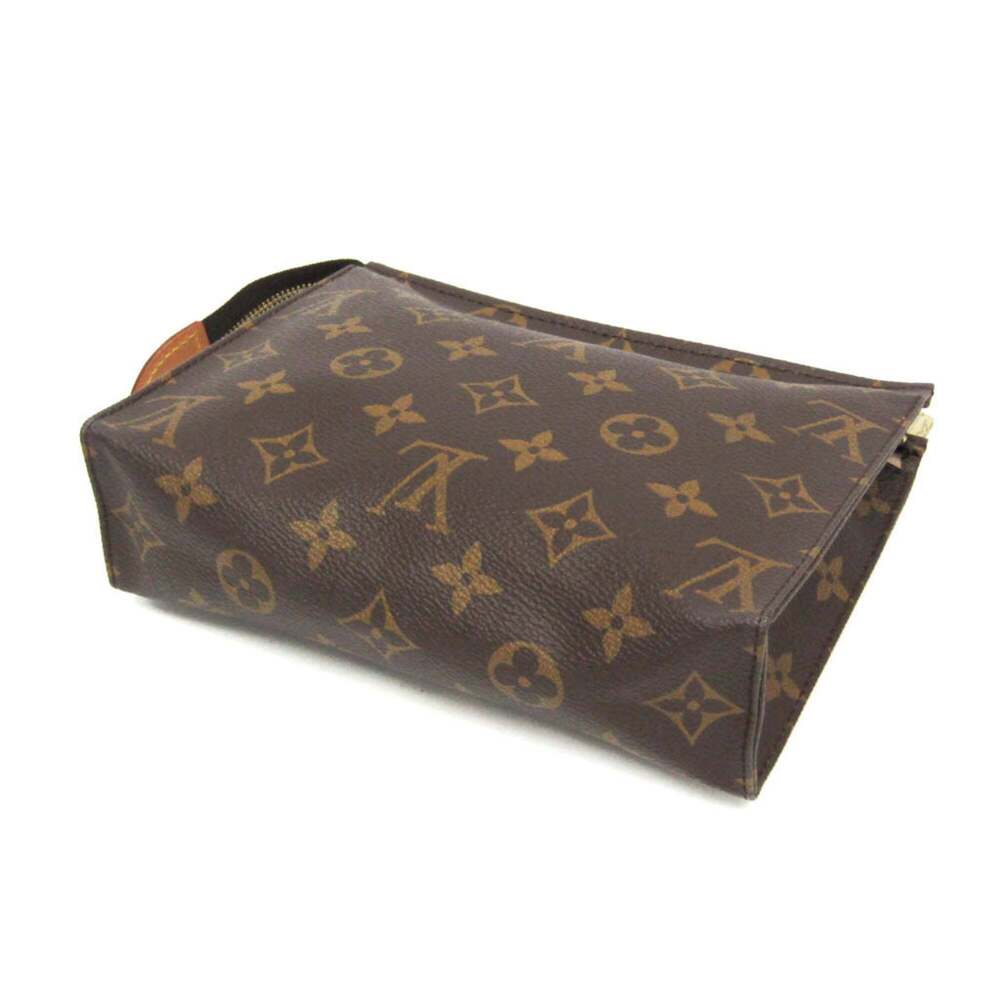 LOUIS VUITTON Brown Monogram Pochette Pouch - Picture 2 of 9